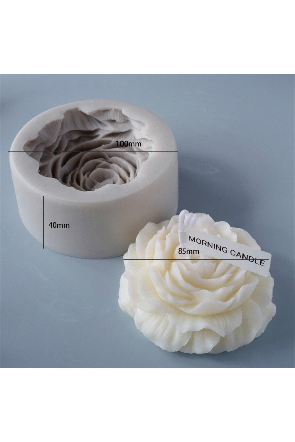 Rattan Flower Candle Shape | Bowlift