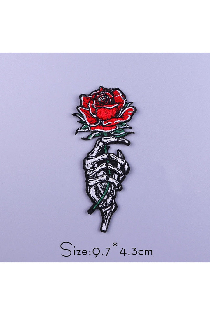 Punk Style Embroidered Patches | Bowlift