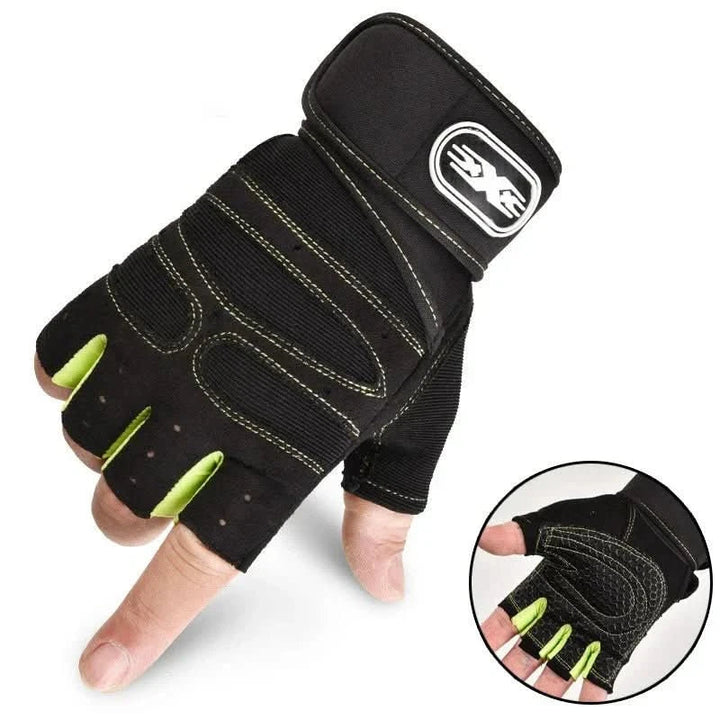 BowLift | Shock-resistant training gloves with wrist support | For weight training, fitness & cycling