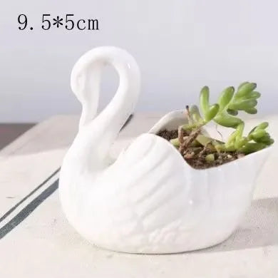 Swan Minimal Ceramic Pot | Bowlift
