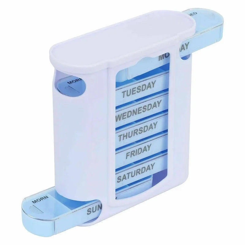 BowLift | VitalEase Pillbox | 7 Day Organizer | Colorful Modules | BPA-free