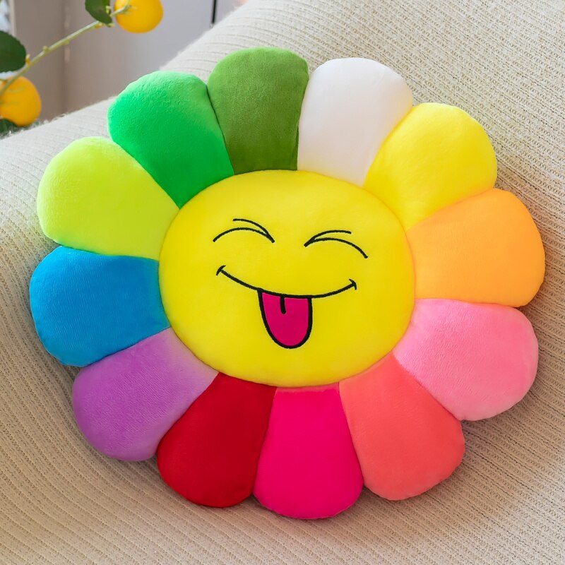 BowLift | Colorful Sunflower Plush Comfort Seat Cushion
