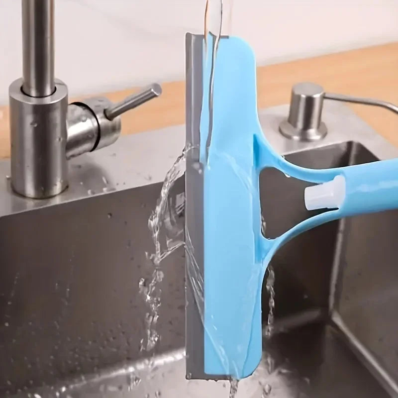 BowLift | CleanWave 3-in-1 Glass Cleaner | Spray, Scrub, Wipe | Compact & Streak-Free
