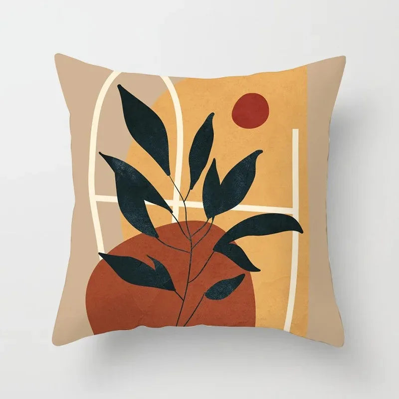 BowLift | VelvetHaven Cushion Cover - Stylish Botanical Cushion Cover for Fresh Interior Makeover