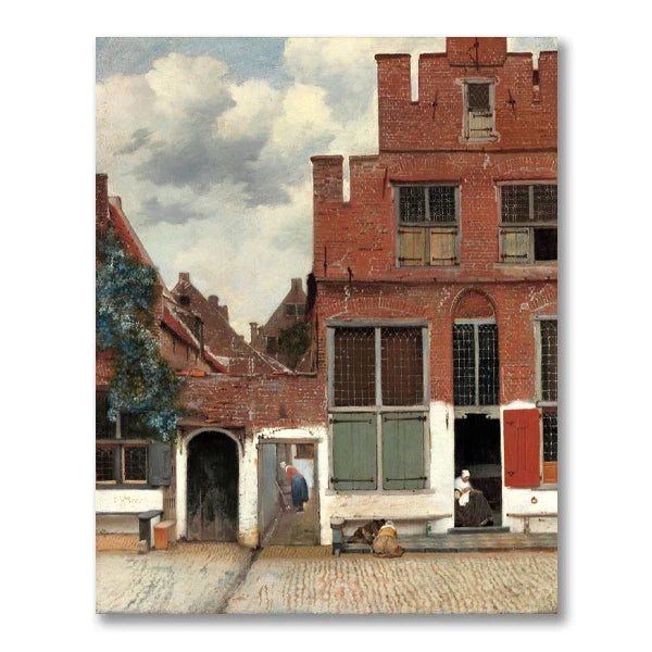 Girl With A Pearl Earing Poster Johannes Vermeer Dutch Golden Age Painting Fine Art Canvas Prints Classic Painting For Living Room Dining Room Decor | Bowlift