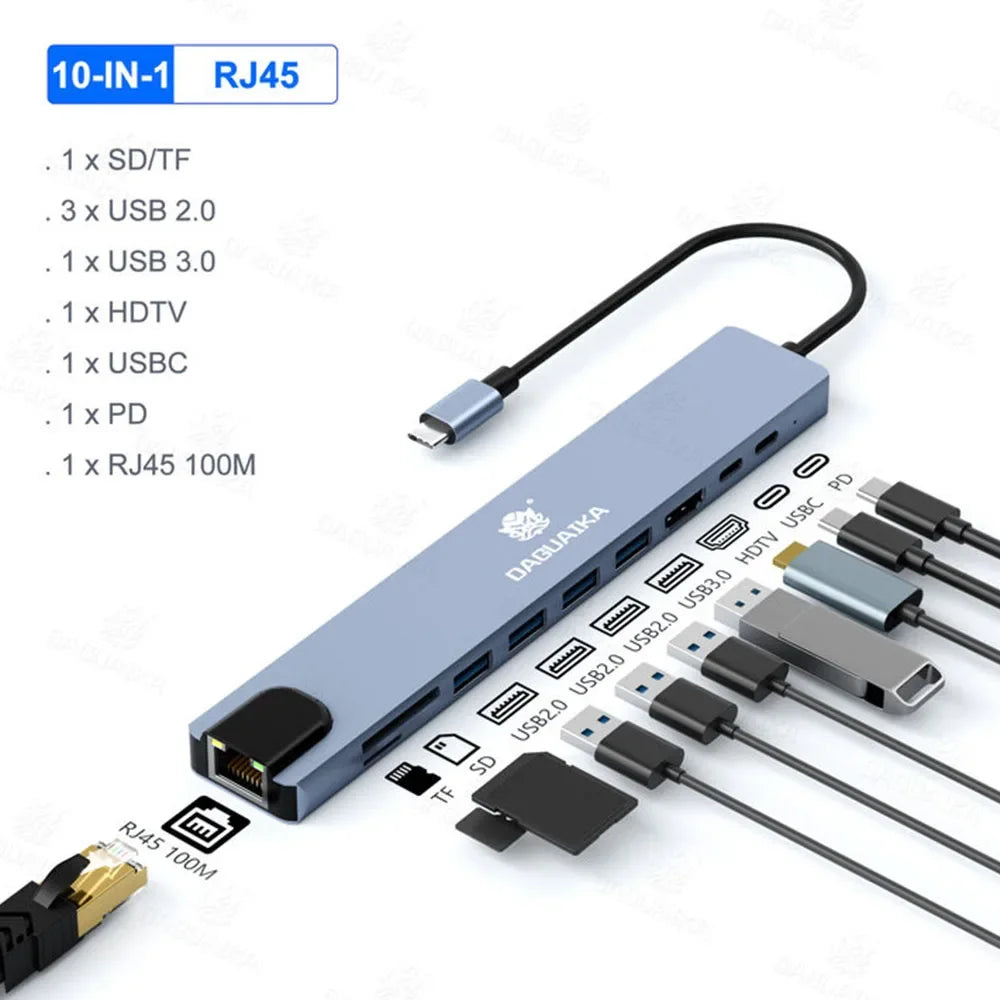 BowLift | Type C - USB Docking Station Hub