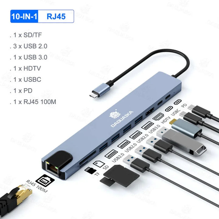 BowLift | Type C - USB Docking Station Hub