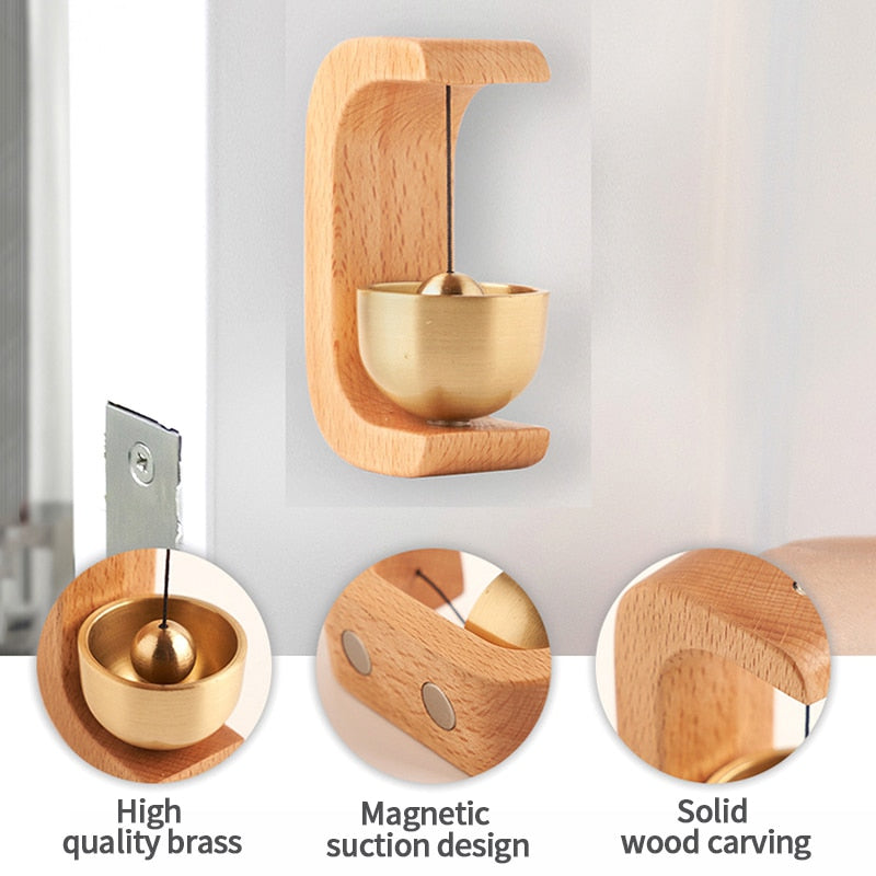 Forest Song Creative Wooden Door Bell | Bowlift