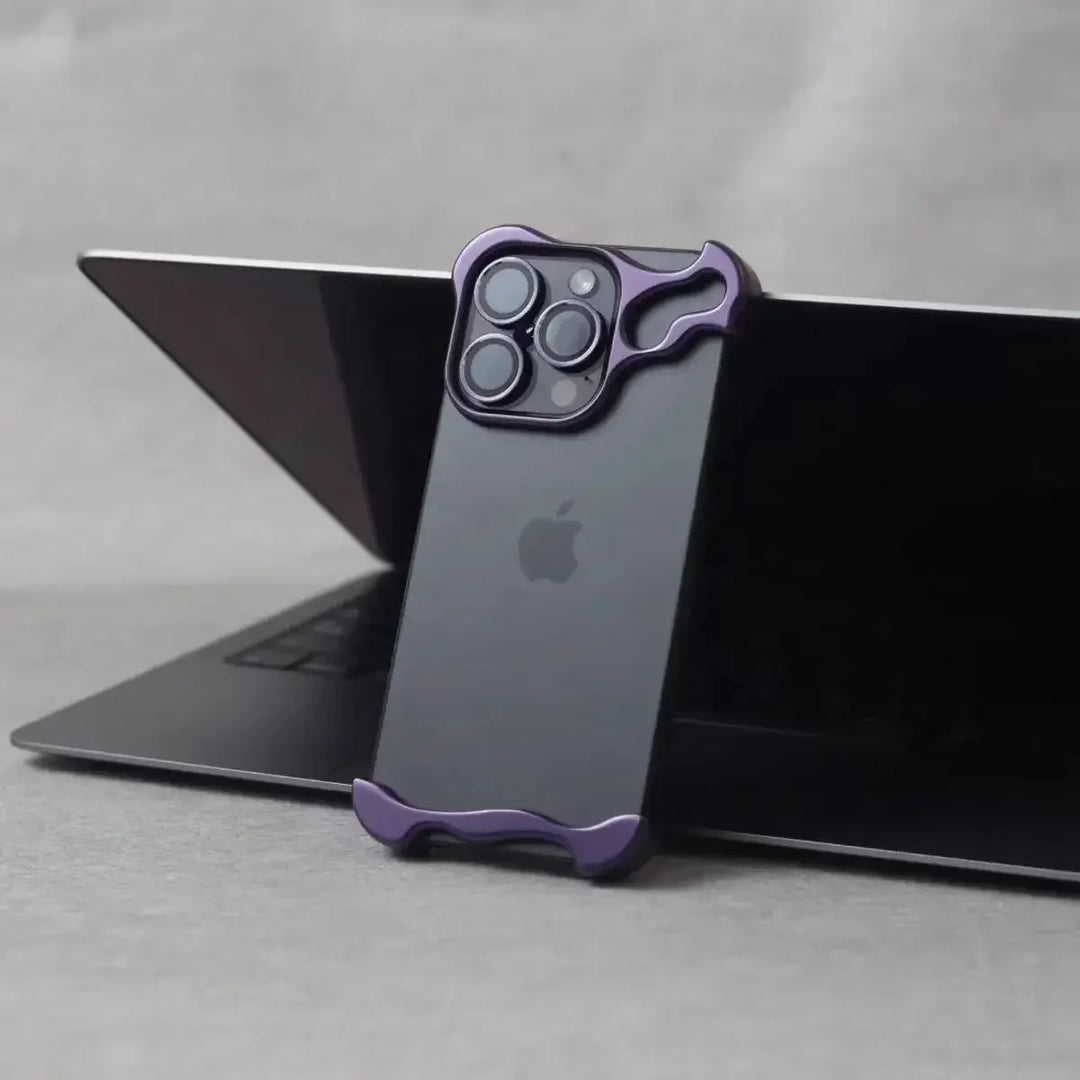 BowLift | Luxury Irregular Metal Bumper Phone Case