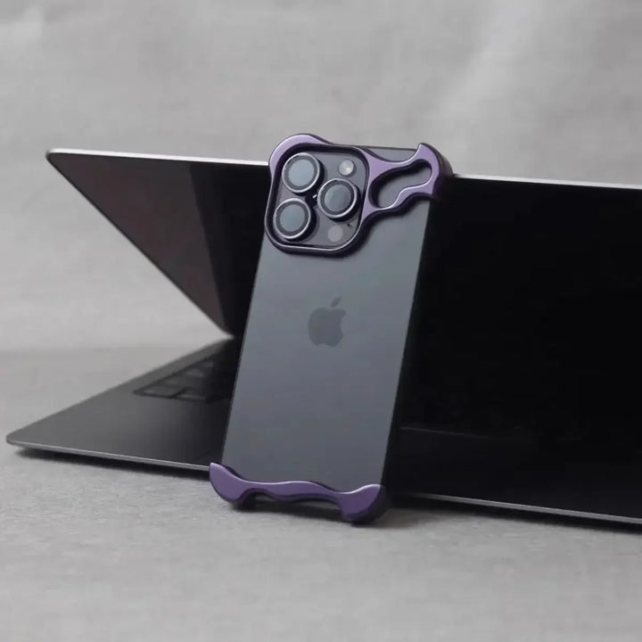 BowLift | Luxury Irregular Metal Bumper Phone Case