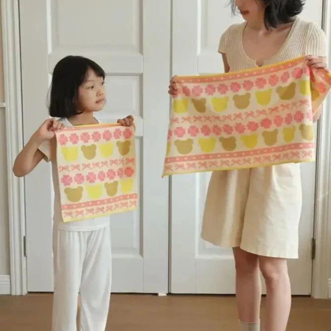 Cute Little Bear Series Cotton Towel Collection | Bowlift