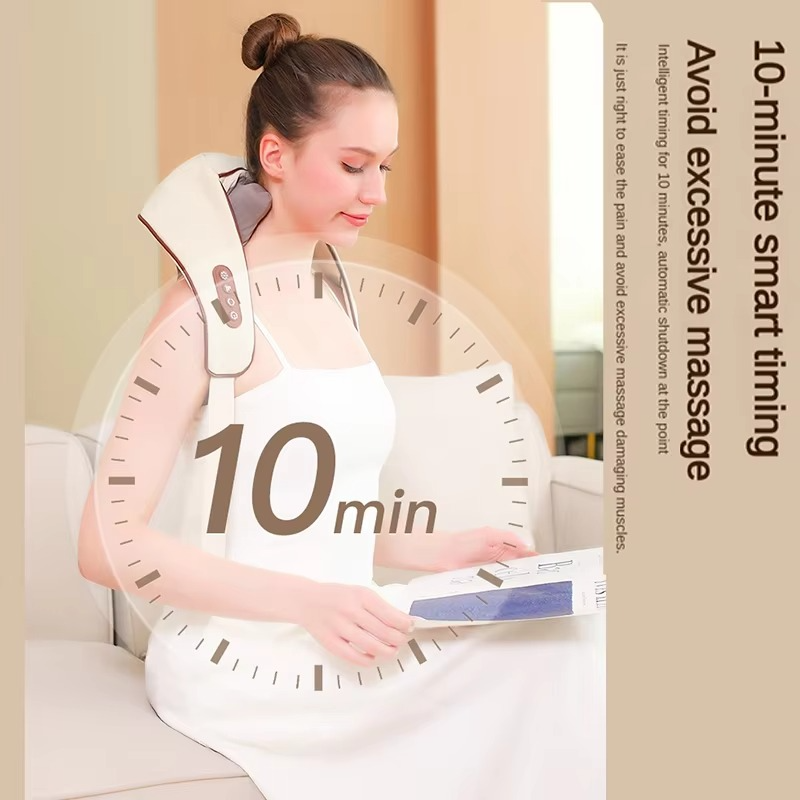 BowLift | Neck and Shoulder Massager with Deep Tissue Shiatsu and Heat for Pain Relief