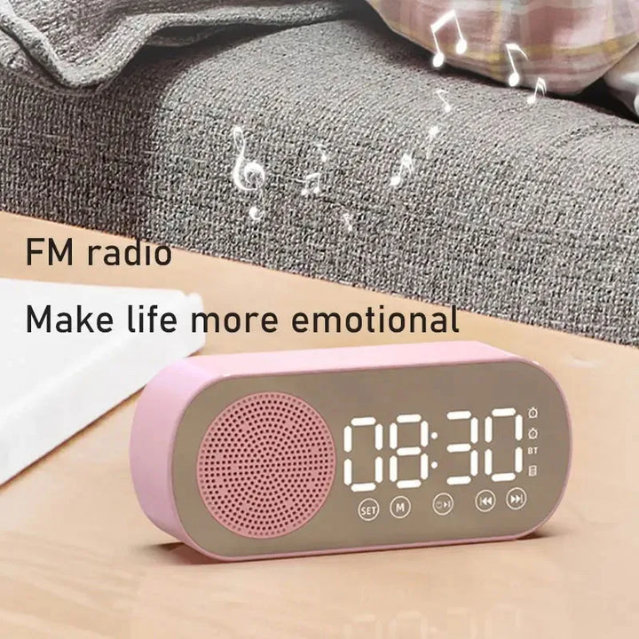 BowLift | Digital Alarm Clock with Bluetooth Speaker & FM Radio
