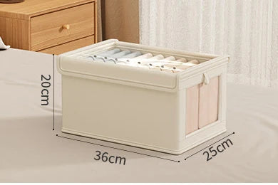 BowLift | Neatvero Storage Box | Foldable & Washable | Breathable & Stable | For Socks & Underwear
