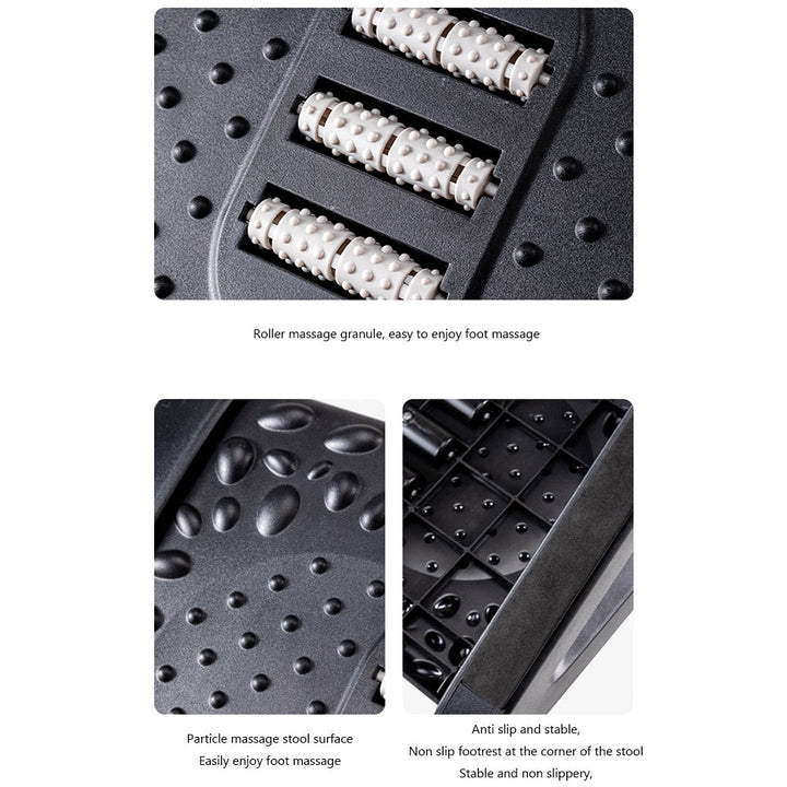 Ergonomic Home Office Foot Rest Massager | Bowlift