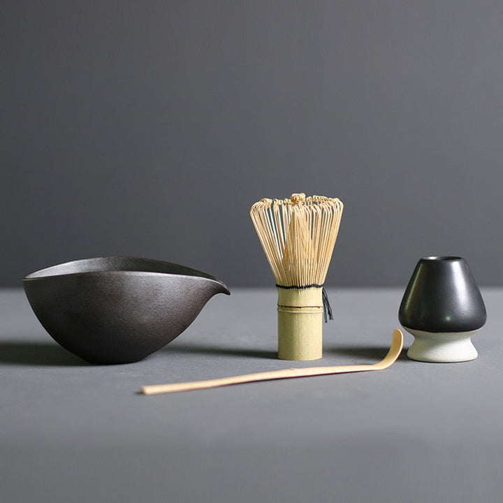 BowLift | TenchaTime | Complete Matcha Set – Bamboo Whisk & Ceramic Bowl – Authentic Japanese Tea Kit