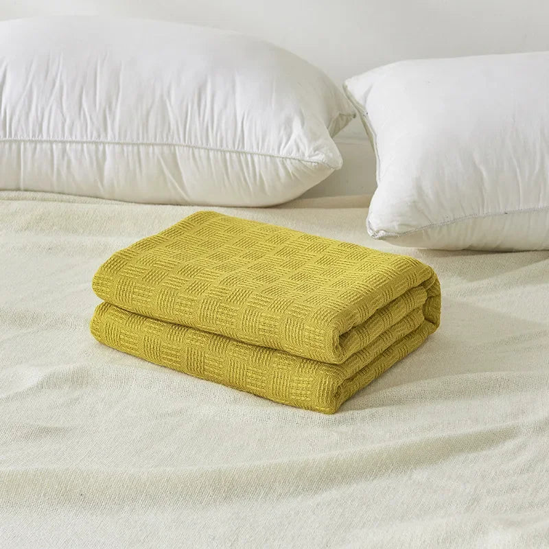 BowLift | Cotton gauze blanket Aurelina | 100% cotton | Breathable & Skin-friendly | Perfect for sofa, bed & office