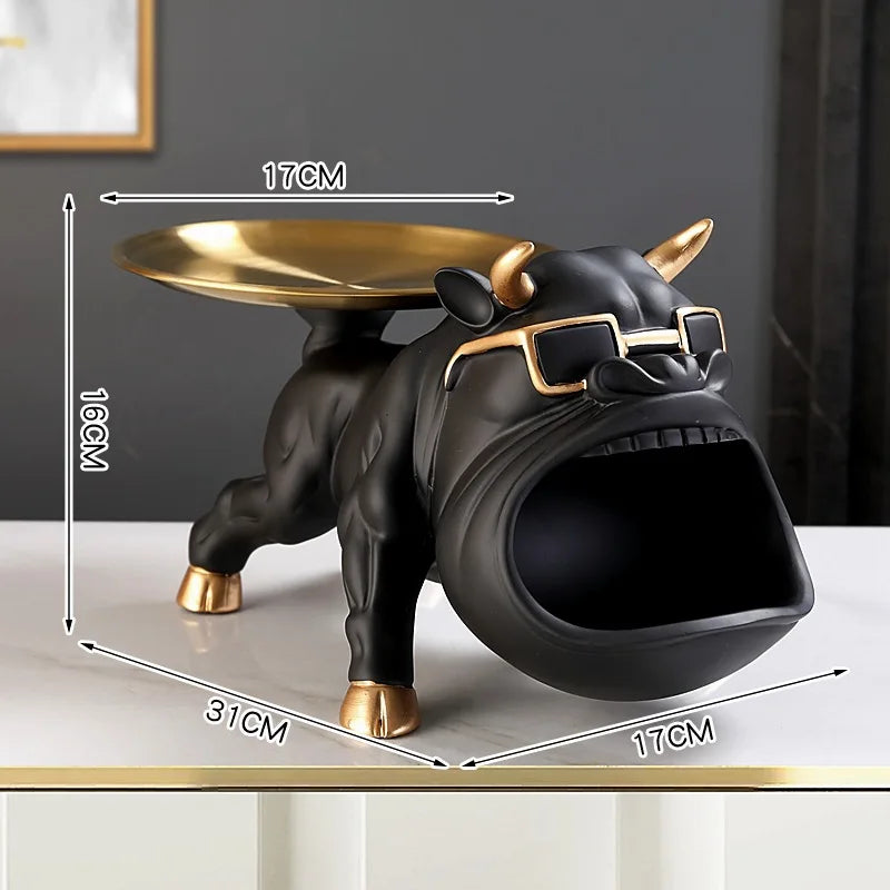 Fancy Bull Decorative Key Holder | Bowlift