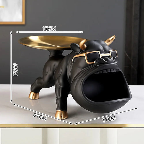 Fancy Bull Decorative Key Holder | Bowlift