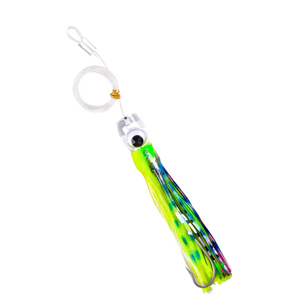 BowLift | 5pcs Rigged Trolling Skirt Tuna Lures for Mahi, Marlin, Shark, and Wahoo – Big Game Saltwater Fishing Lures