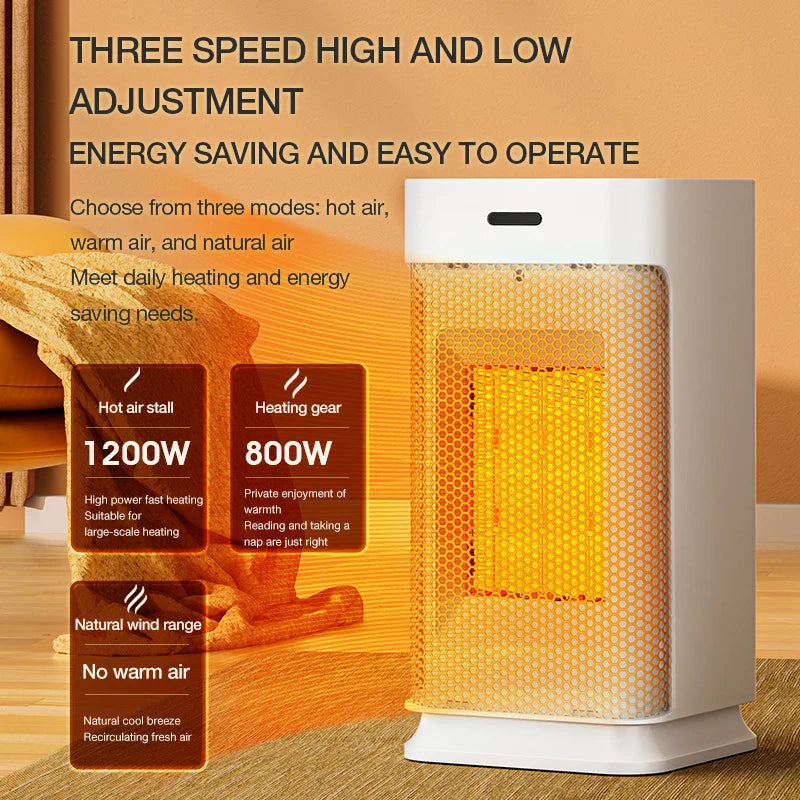 BowLift | Wearable Ceramic Electric Heater with PTC and Night Light