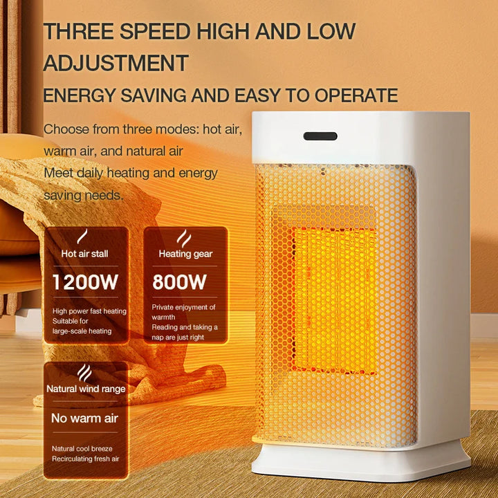 BowLift | Wearable Ceramic Electric Heater with PTC and Night Light