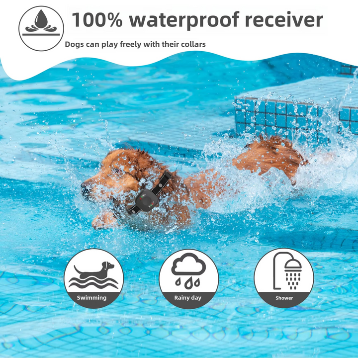 BowLift | Ultimate Safety 1,574.8 feet Wireless Dog Fence System with Rechargeable, Waterproof Collar