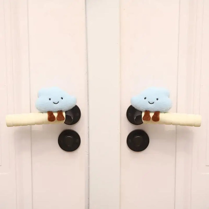 BowLift | Anti Bump Happy Cloud Door Handle Cover