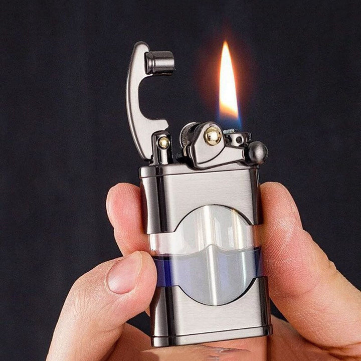 Elegant Retro Slim Metal Lighter | Bowlift