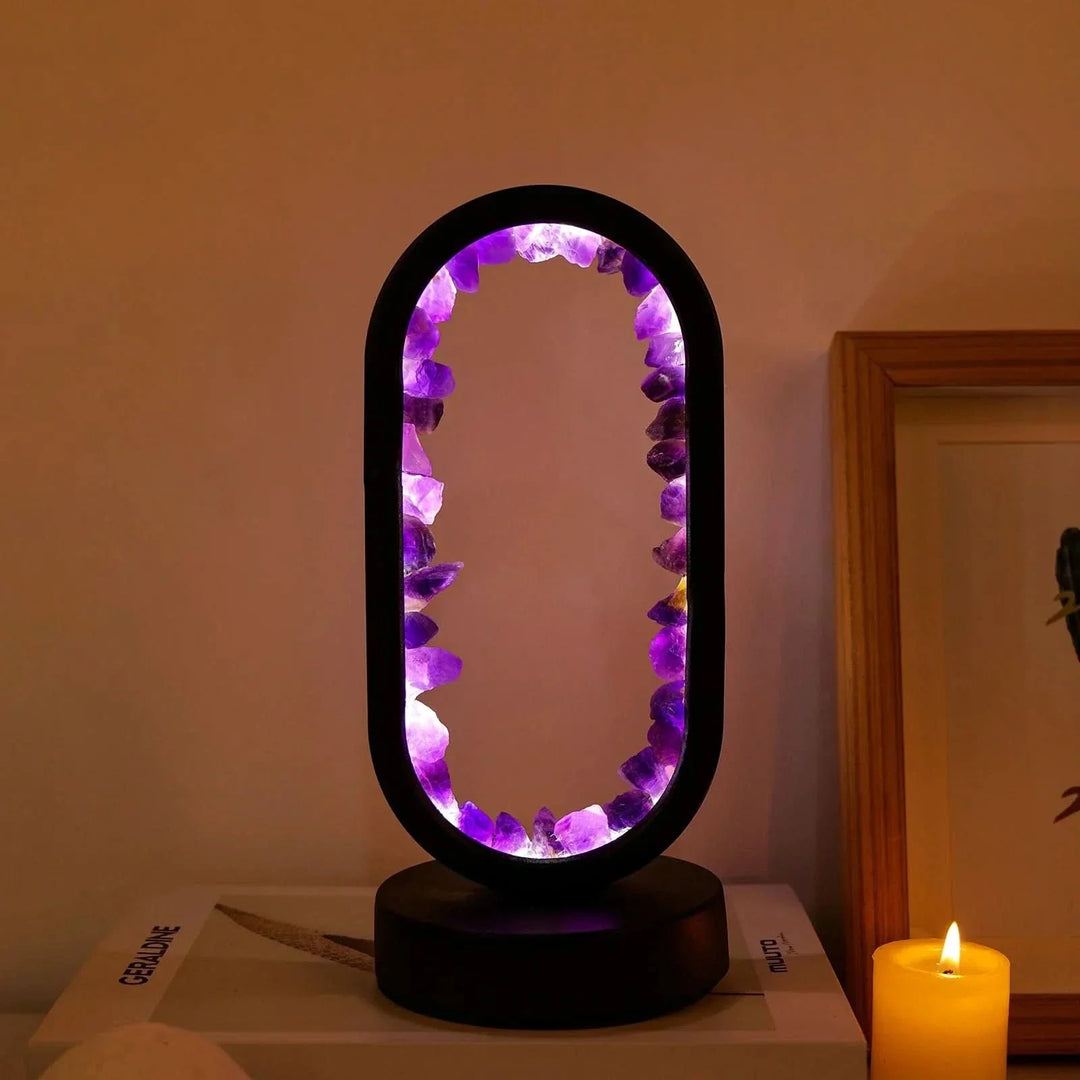 BowLift | Natural Amethyst Crystal Lamp for Relaxation