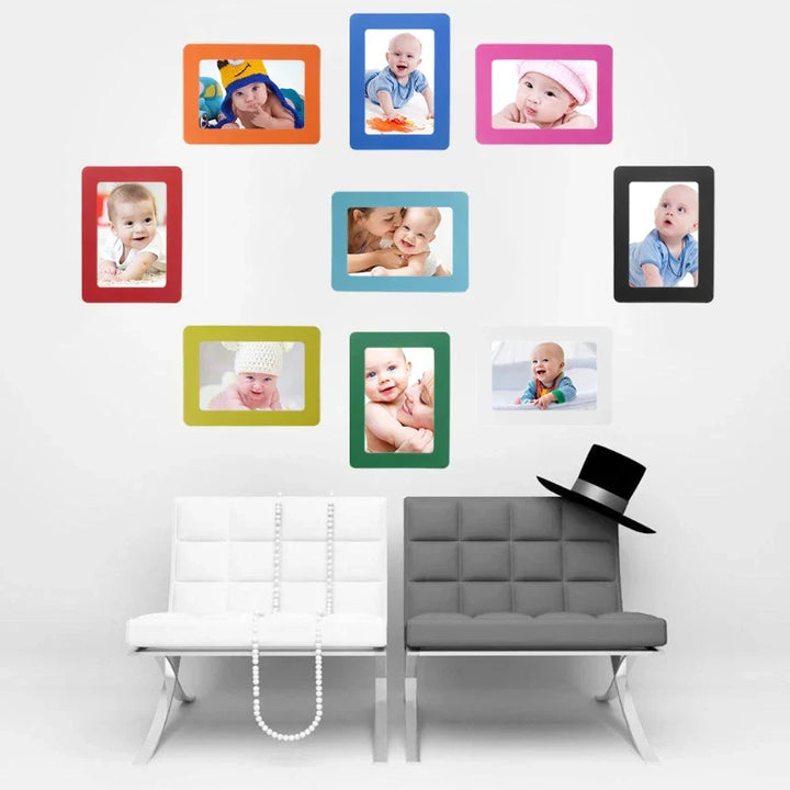 Magnetic Fridge Colorful DIY Photo Frames | Bowlift