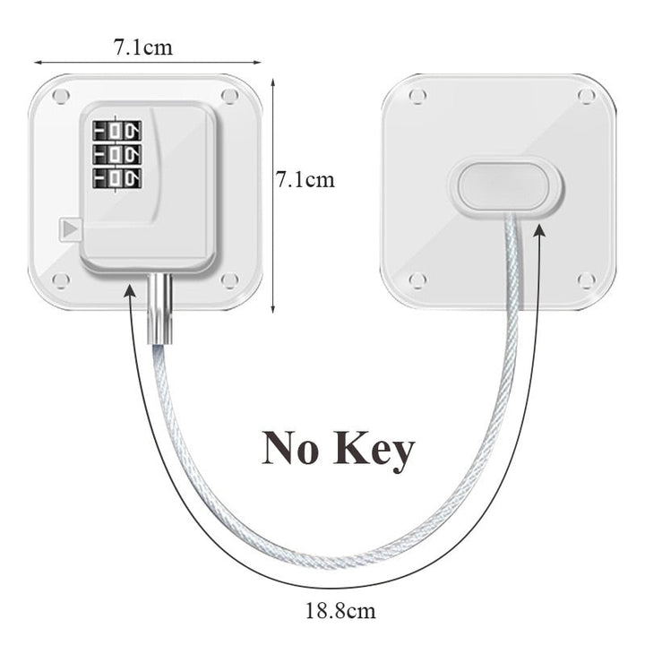 Safe Baby Secure Door Cabinet Lock | Bowlift