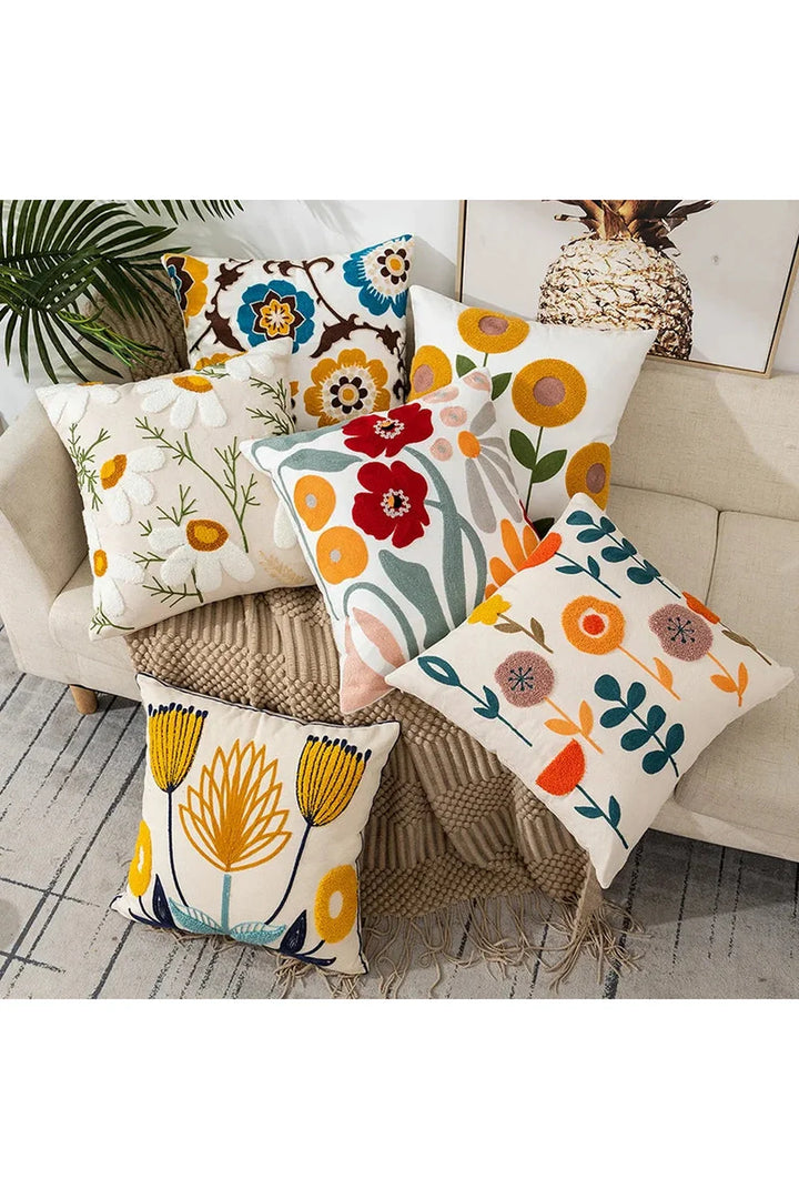 embroidered cushion cover | Bowlift