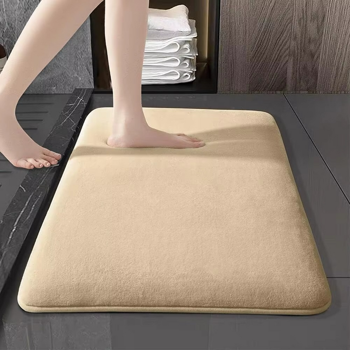 BowLift | Ultra-Absorbent, Anti-Slip Luxurious Coral Velvet Bath Mat