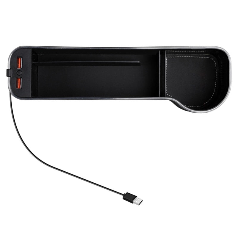 BowLift | USB Charging LED Car Seat Gap Organizer