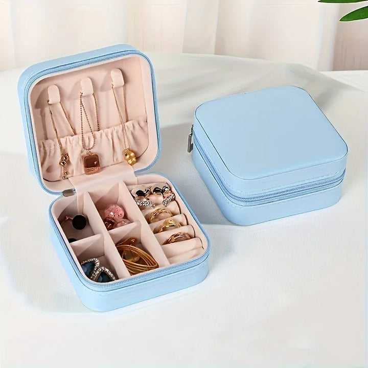 BowLift | Jewelry Organizer VOYELIA | Travel Case for Jewelry | Compact & Stylish | PU Leather