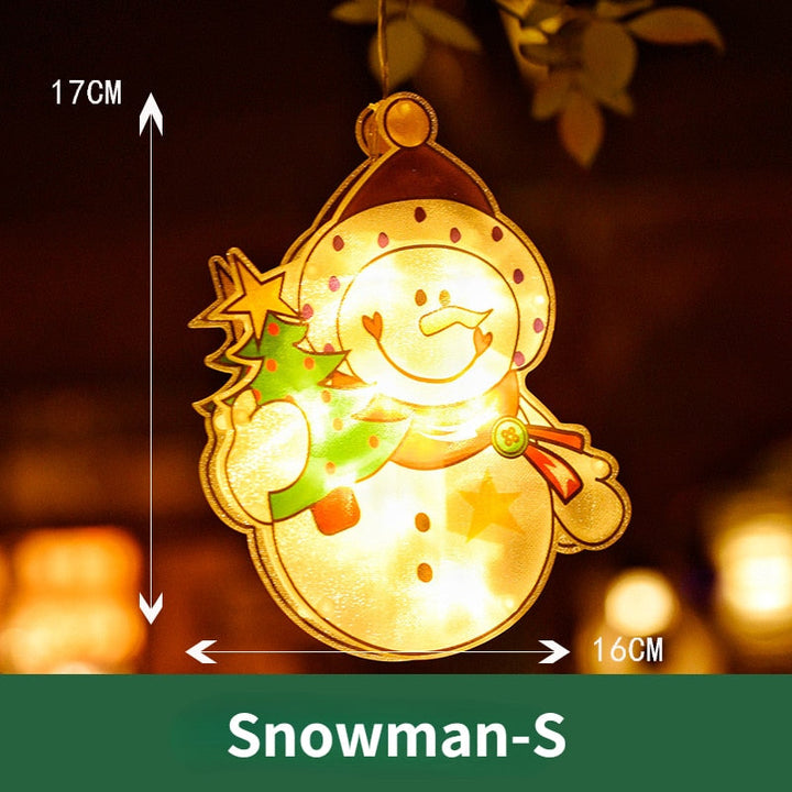 BowLift | Flashing Christmas Decor Window Hanging Lights