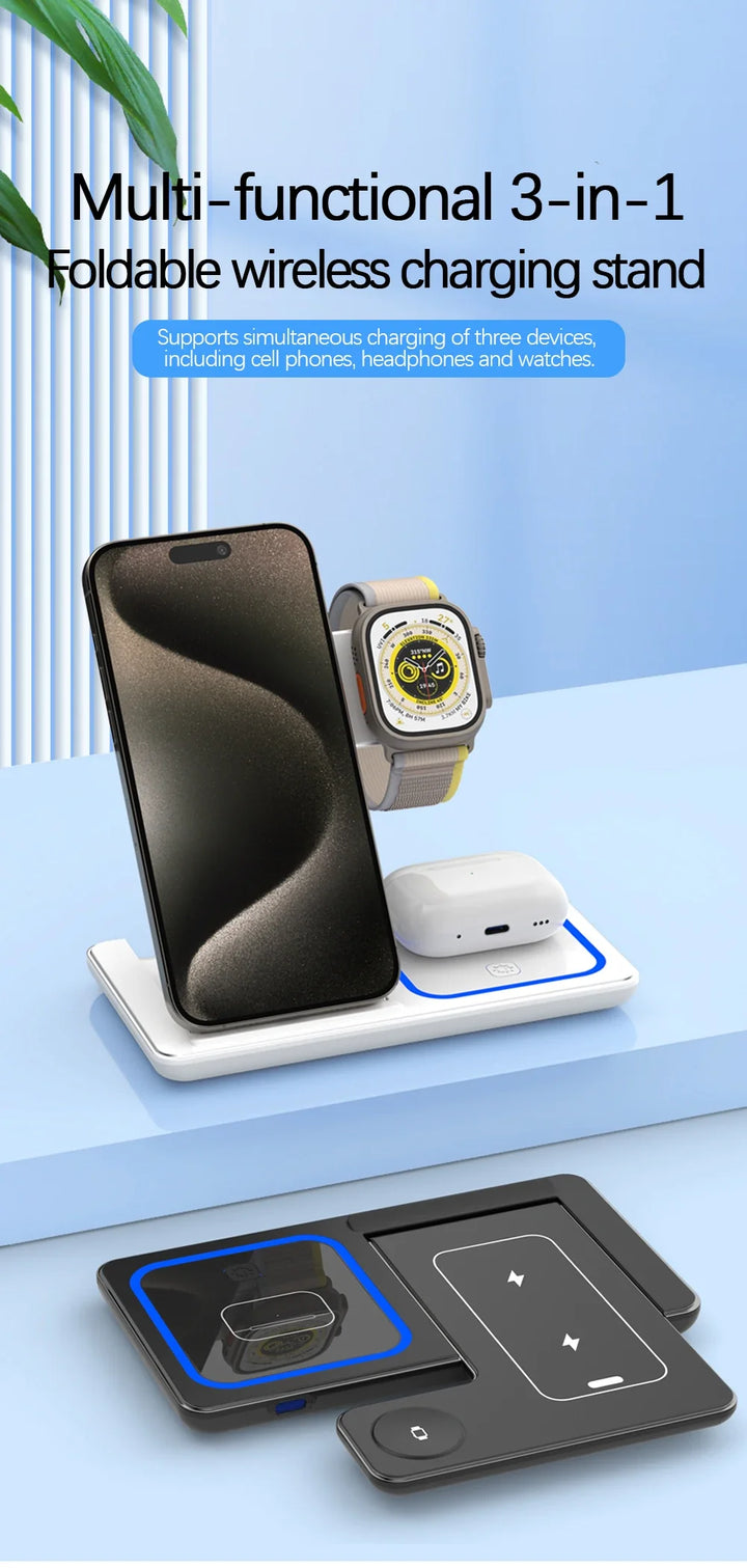 BowLift | 3 in 1 Foldable Wireless Charging Stand