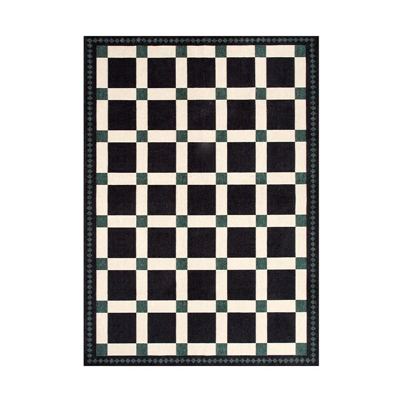 Plaid Fluffy Rug | Bowlift