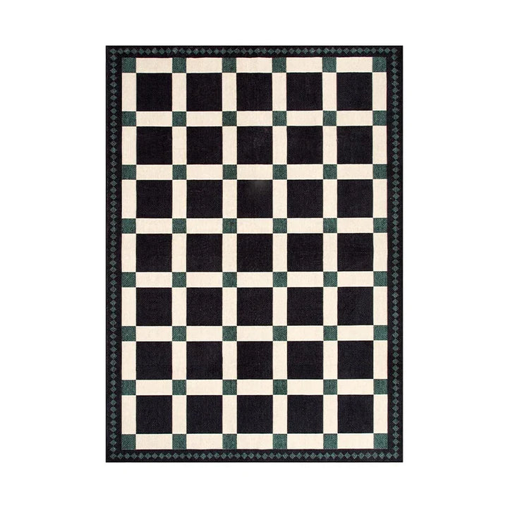Plaid Fluffy Rug | Bowlift