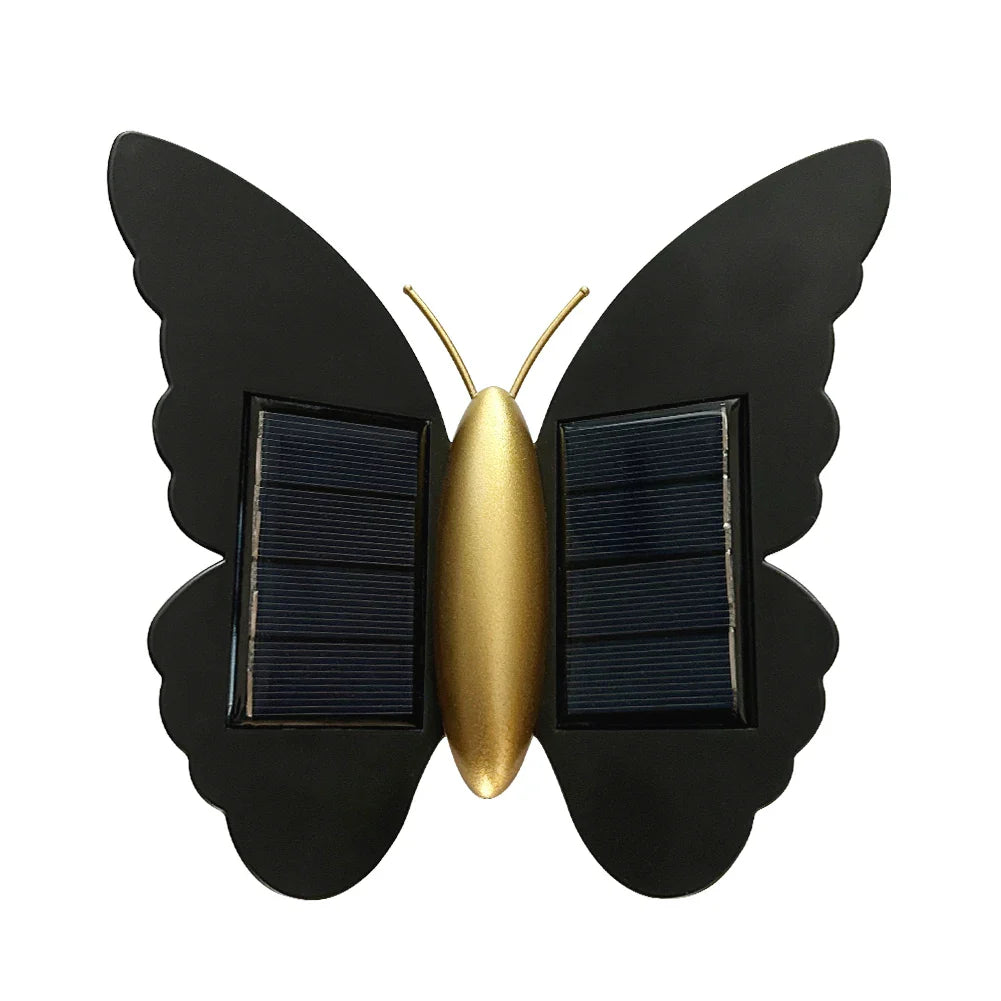 BowLift | Lumora FlyGlow Solar Wall Light Butterfly | With Motion Sensor & Auto On/Off | IP65 Waterproof | For Garden & Entrance
