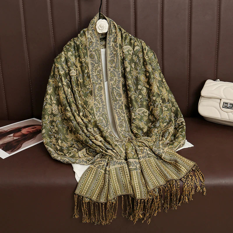 BowLift | Élégancea | Women's Scarf | Cashmere Feel | 70 × 190 cm | Luxury Print & Warm