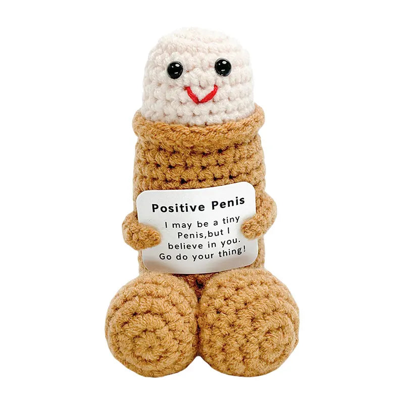 BowLift | Emotional Support Adult Humor Crochet Doll