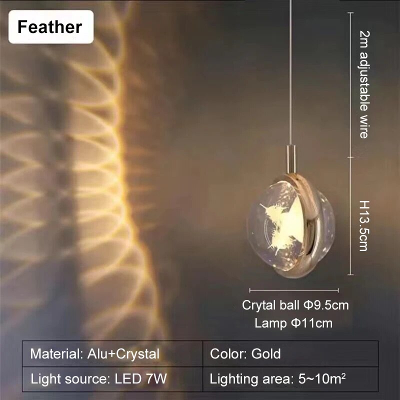 BowLift | Romantic Crystal Rotating Mood LED Lights