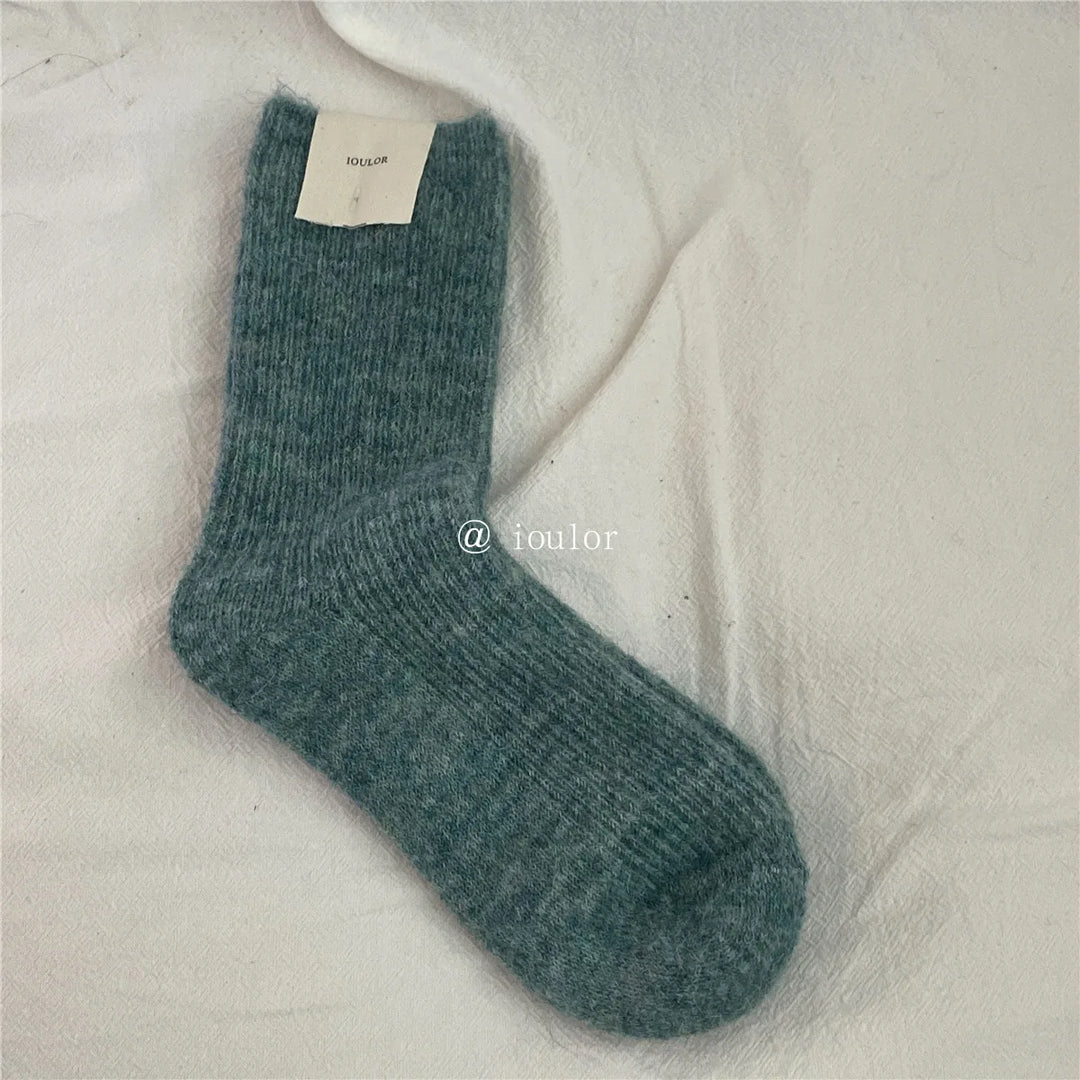 BowLift | CozyWarmth | Women's Thermal Socks | 9% Wool & Cashmere | Extra Thick & Soft | Japanese Knitting Style