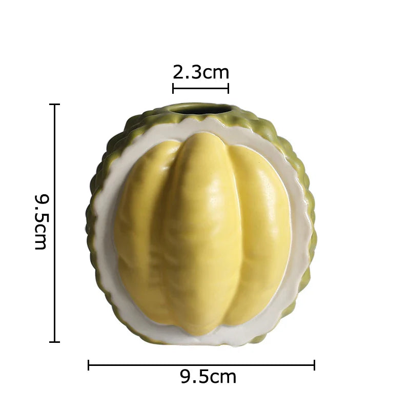 Durian-Shaped Ceramic Vase | Bowlift