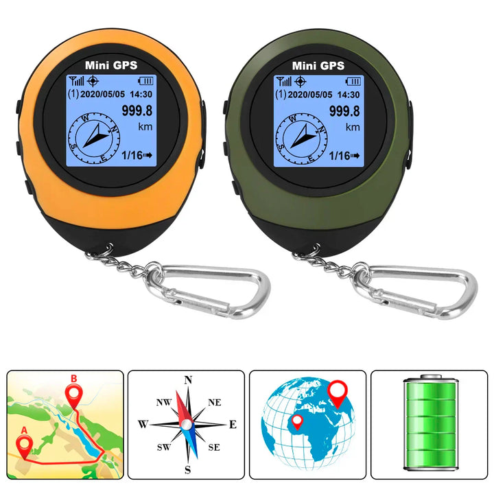 BowLift | Compact Satellite GPS Navigator High-Precision Compass Tracker Device