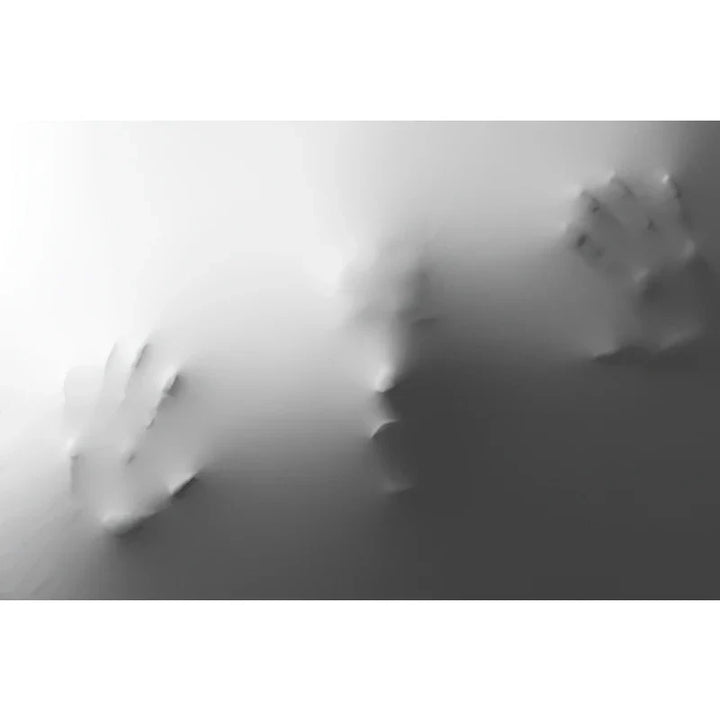 Modern Art Abstract Ghostly Figures In The Wall Canvas Prints Black White Wall Art Posters Pictures For Living Room Bedroom Art Decor | Bowlift