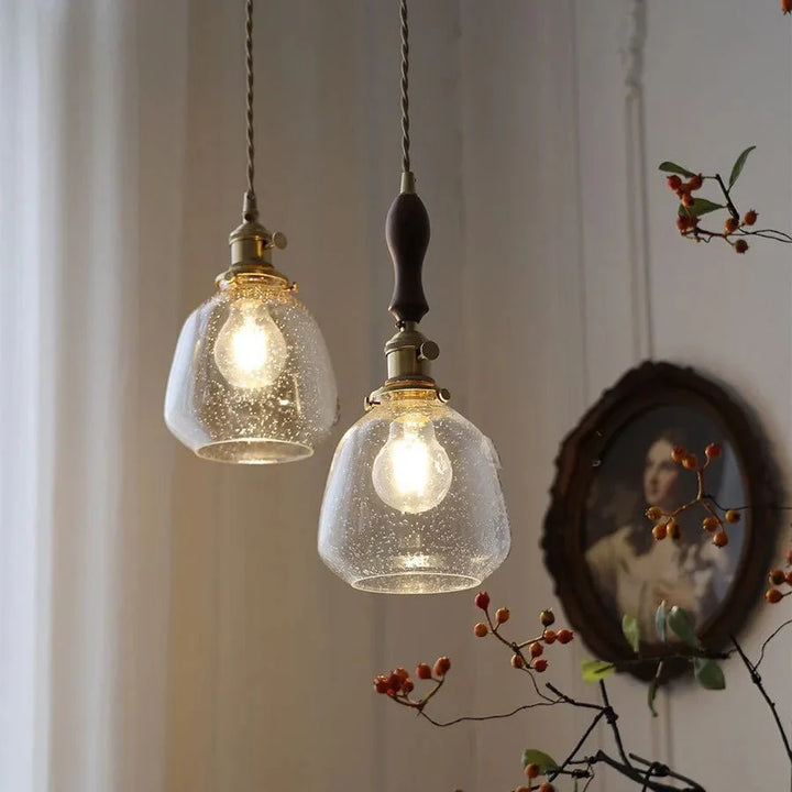 BowLift | NostalgiaLuxe - Elegant vintage glass lamp - Sophisticated ambiance guaranteed
