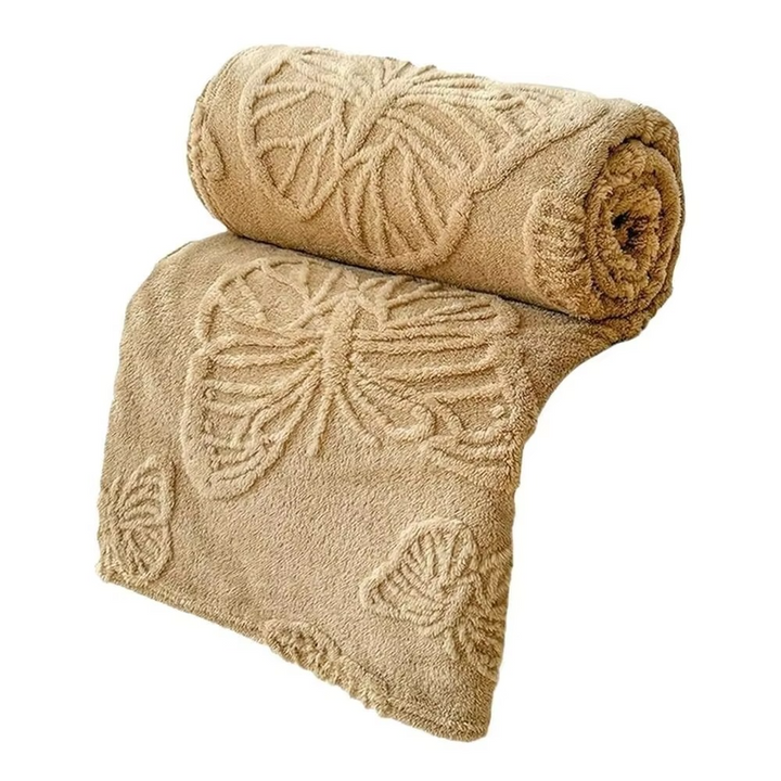 Double Sided Cooling Blanket with Breathable Cold Effect and 3D Butterfly Jacquard Design | Bowlift